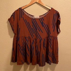 Float Boho Short Sleeve Top